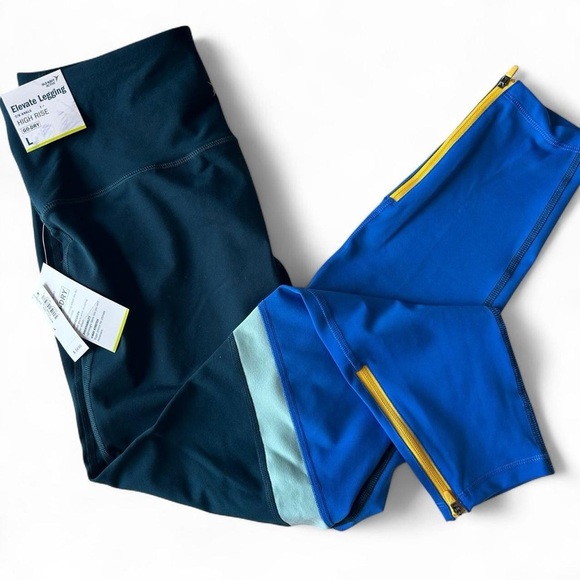 NWT- Old Navy Work Out Pants. Color Block / Sz- L - Picture 1 of 6